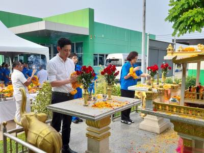 ทำบุญบริษัทฯ โรงงานอยุธยา